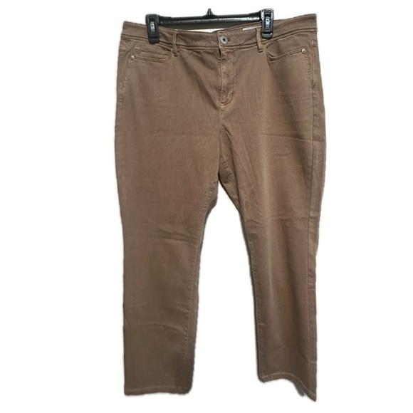 J.Jill Slim Ankle Pants - Light Camel, Size 16, NWT - Picture 3 of 13